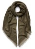JANECARR 260319C-0839 – The Sheer Fray Square – Cashmere – Col. Sencha - Tied