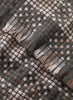 JANECARR 260373-6124 – The Plaid Scarf – Wool – Cashmere – Col. Mole - Detail