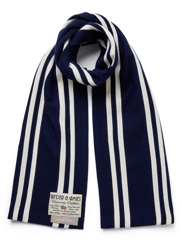 JANECARR 260396-0957 – The School Scarf – Wool – Col. Boater - Tied