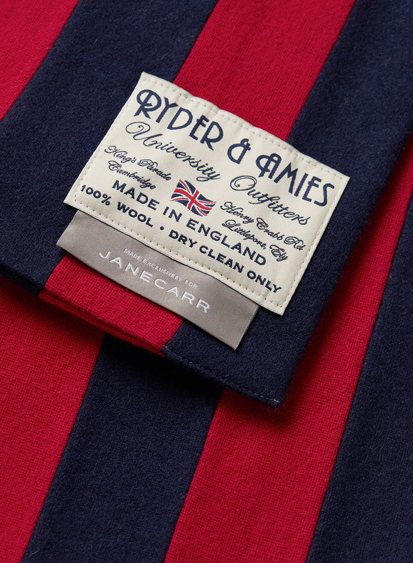 JANECARR 260396-0961 – The School Scarf – Wool – Col. Prefect - Detail