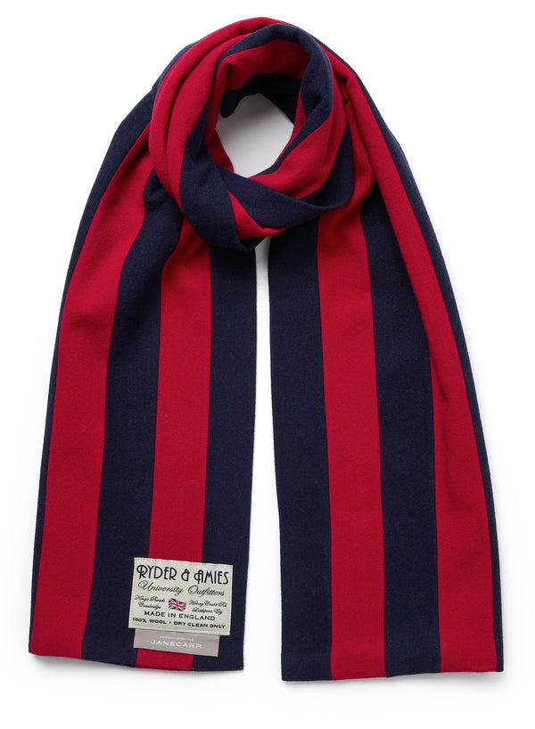 JANECARR 260396-0961 – The School Scarf – Wool – Col. Prefect - Tied