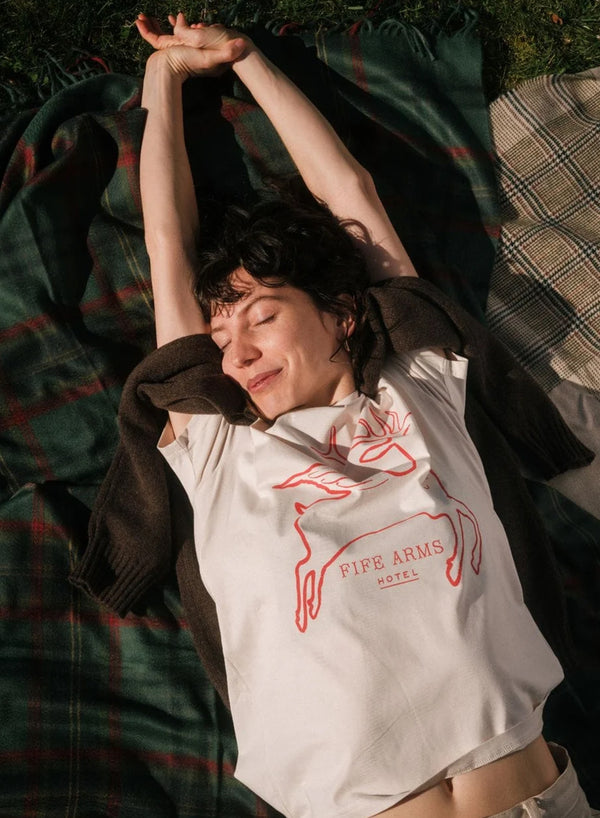 JANECARR X FIFE ARMS - T-Shirt - Flying Stag - Lifestyle