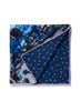 JANECARR X JACK WHITTEN SPATIAL DIALOGUE POCKET SQUARE - Printed silk pocket square - Folded