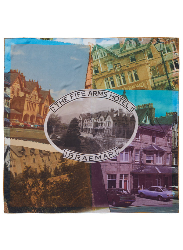 JANE CARR X THE FIFE ARMS 181202D-0201 The Fife Arms Hotel Foulard - Flat 
