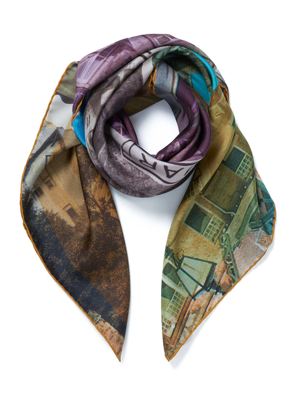 JANE CARR X THE FIFE ARMS 181202D-0201 The Fife Arms Hotel Foulard - Tied 