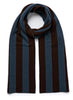 JANECARR – The College Scarf – Cashmere – Col. Slate - Tied