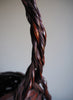 JAPANESE ANTIQUE BAMBOO IKEBANA BASKET - Detail 