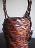 JAPANESE ANTIQUE BAMBOO IKEBANA BASKET - Detail 