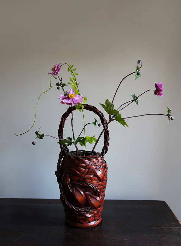 JAPANESE ANTIQUE BAMBOO IKEBANA BASKET I - Lifestyle