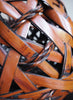 JAPANESE HANDWOVEN ANTIQUE BAMBOO BASKET - Detail 