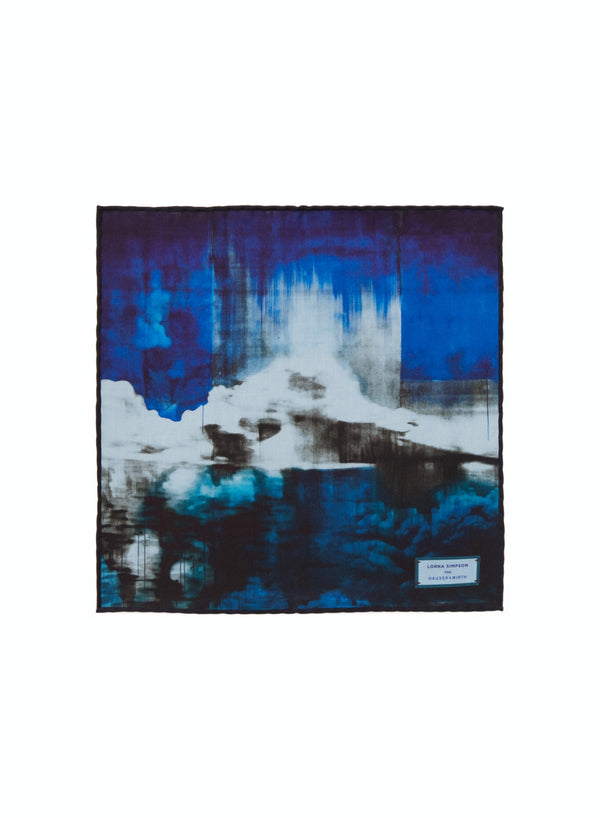JANECARR X LORNA SIMPSON FOR HAUSER & WIRTH - THE ICE 8 POCKET SQUARE - 1
