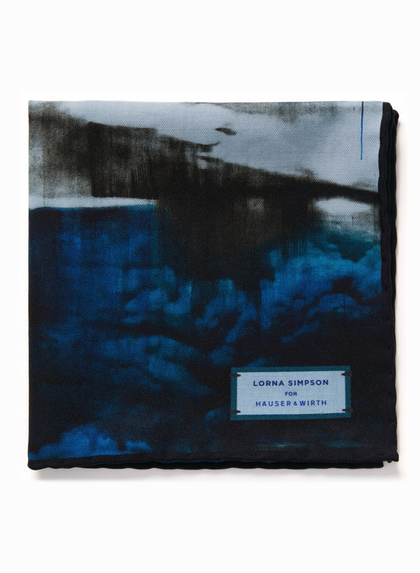 JANECARR X LORNA SIMPSON FOR HAUSER & WIRTH - THE ICE 8 POCKET SQUARE - 2