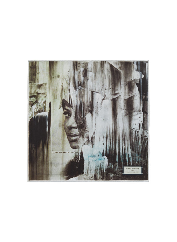 JANECARR X LORNA SIMPSON FOR HAUSER & WIRTH - THE HEAD ON ICE 2 POCKET SQUARE - 1