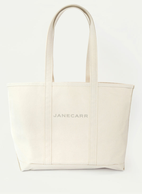 L.L.BEAN x JANECARR - The Montauk Tote - Large - Natural - Front