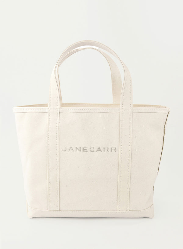 L.L.BEAN x JANECARR - The Nantucket Tote - Medium - Natural - Front