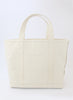 Medium Zipped Canvas Tote Bag - back