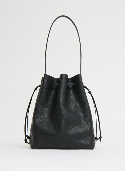 MANSUR GAVRIEL - Drawstring Cabas - Black - Front