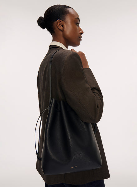 MANSUR GAVRIEL - Drawstring Cabas - Black - Model