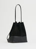 MANSUR GAVRIEL - Drawstring Cabas Suede - Black - Back