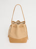 MANSUR GAVRIEL - Drawstring Raffia Cabas - Natural - Open