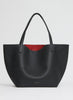 MANSUR GAVRIEL - Everyday Soft Tote - Black / Flamma - Front