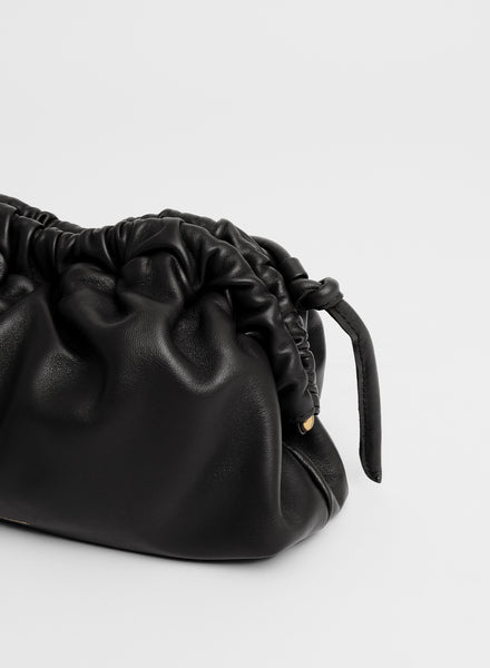 MANSUR GAVRIEL - Mini Cloud Clutch - Black / Flamma - Detail