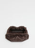 MANSUR GAVRIEL - Mini Cloud Clutch - Chocolate - Open