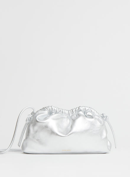 MANSUR GAVRIEL - Mini Cloud Clutch - Silver - Front