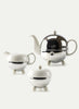 MARIAGE FRÈRES - Art Deco Teapot Creamer and Sugar Bowl - 0.9L - White