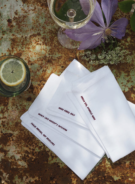 MARIAIDA - Set of Four Taste Napkins - Lifestyle 