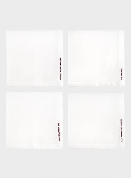 MARIAIDA - Set of Four Taste Napkins - Set