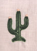 MARIAIDA - Set of Six Ondulado Light Pink Cactus Palm Tree and Cocktail Napkins - Detail - Cactus