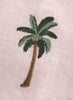 MARIAIDA - Set of Six Ondulado Light Pink Cactus Palm Tree and Cocktail Napkins - Palm Tree - Detail