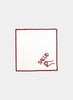 MARIAIDA - Set of Six Toast Cocktail Napkins, Salut, Cin Cin, Cheers - Salut - Napkin