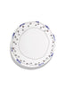 SET OF TWO DINNER PLATES BY MARNI - From the Midnight Flowers collection