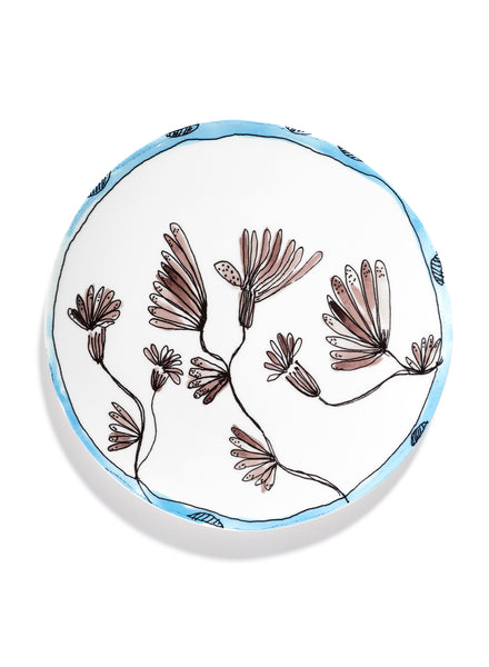 MARNI - B9223106-719 - SERVING PLATE L - CAMELIA - AUBERGINE MF - Lead Image