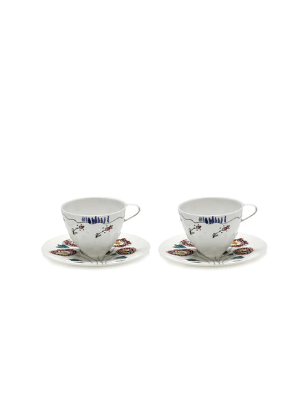 MARNI - B9223126-307 - COFFEE CUP HIGH + SAUCER - ANEMONE - MILK MF - Lead Image