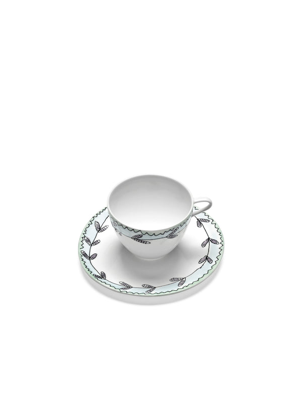 MARNI - B9223126-403 - COFFEE CUP HIGH + SAUCER - BLOSSOM - MILK MF - 2