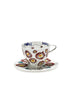 MARNI - B9223129-307 - CAPPUCCINO CUP + SAUCER - ANEMONE - MILK MF 