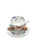 MARNI - B9223129-307 - CAPPUCCINO CUP + SAUCER - ANEMONE - MILK MF 