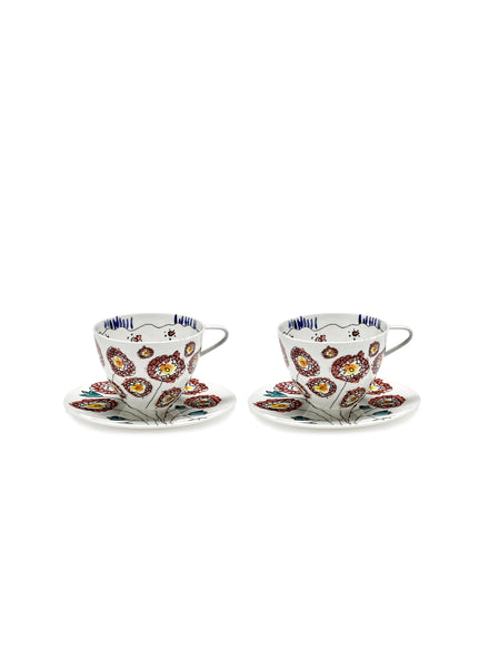 MARNI - B9223129-307 - CAPPUCCINO CUP + SAUCER - ANEMONE - MILK MF - Lead Image