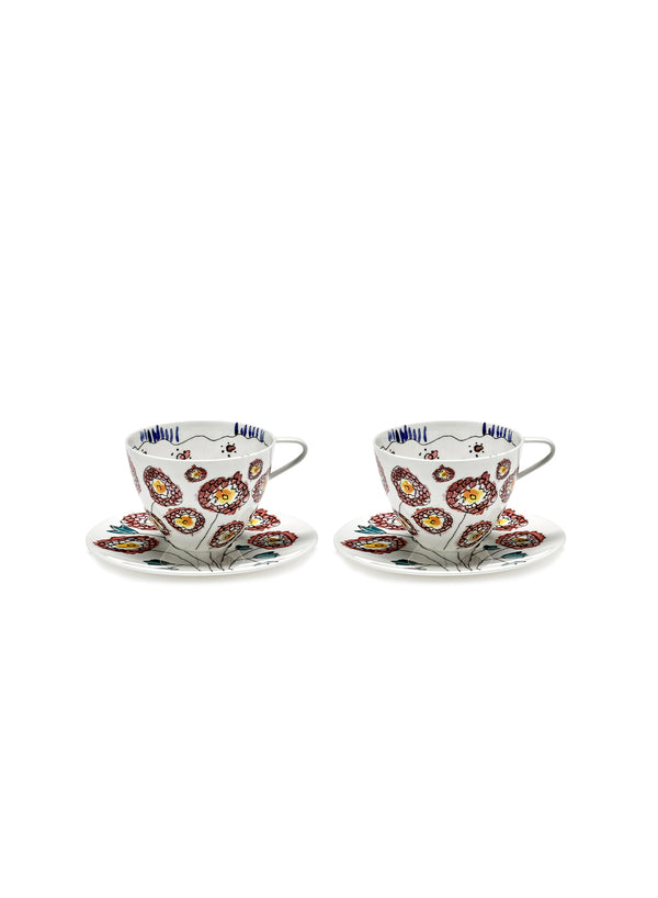 MARNI - B9223129-307 - CAPPUCCINO CUP + SAUCER - ANEMONE - MILK MF - Lead Image
