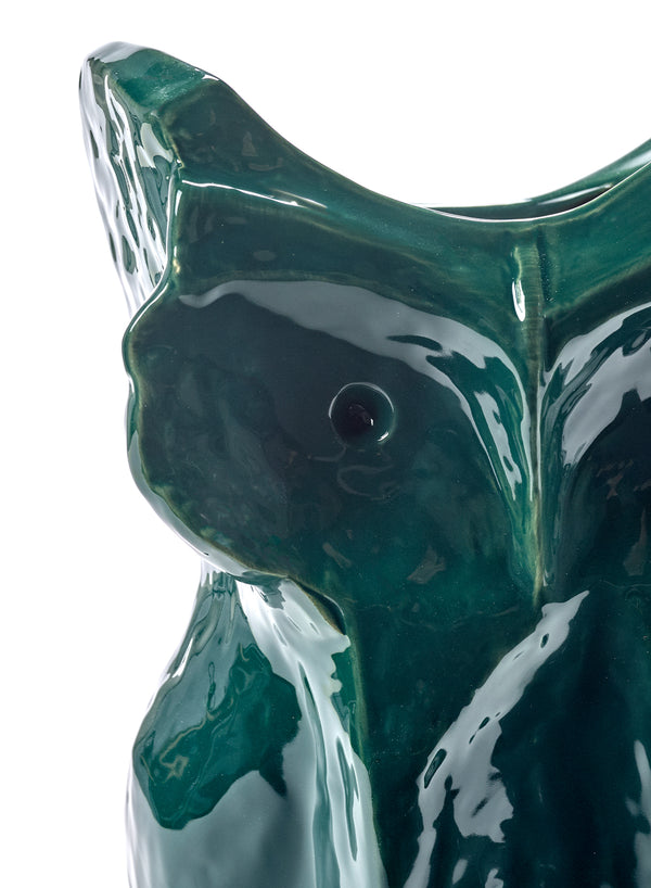 MARNI - Owl Vase - Large - Dark Green - Detail