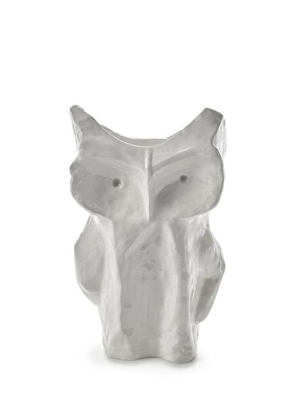 MARNI - Owl Vase - Large - White - Front