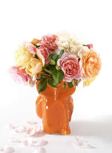 ORANGE OWL VASE - MARNI