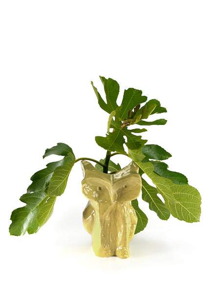 MARNI - LARGE YELLOW OWL VASE - 2