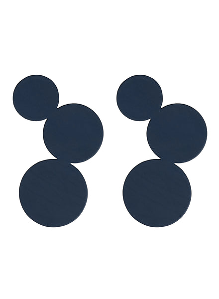 MARTINO GAMPER - In Vino Veritas Coaster - Dark Blue - Set