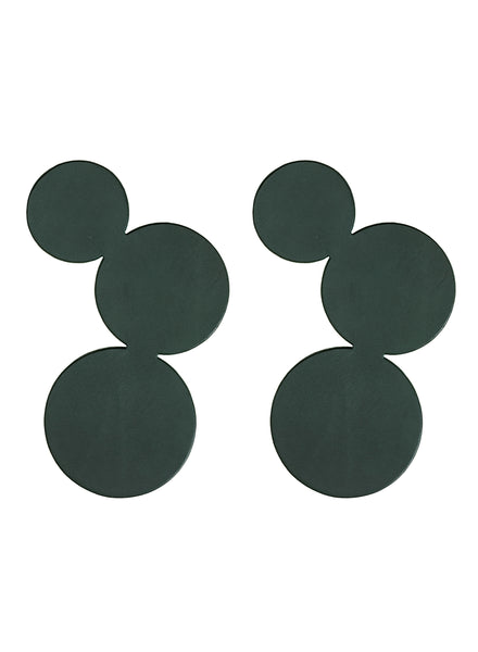 MARTINO GAMPER - In Vino Veritas Coaster - Dark Green - Set