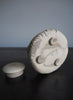 MINIATURE ORNAMENTAL CRACKED EARTH TEAPOT - Base and Lid