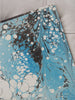 BESPOKE MARBLED PHOTO ALBUM - Monochrome and Aquamarine - 4